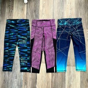 Bundle: 4 Champion Crop Leggings sz xs